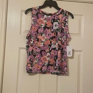 Xersion Big Girls Multi Flour Tank Top Size: 2XL